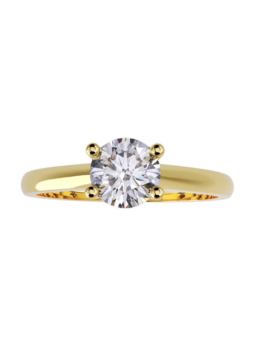 ANILLO DE ORO CON CIRCONIA