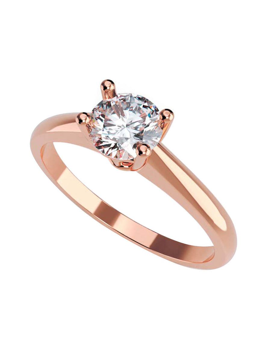 ANILLO DE ORO CON CIRCONIA