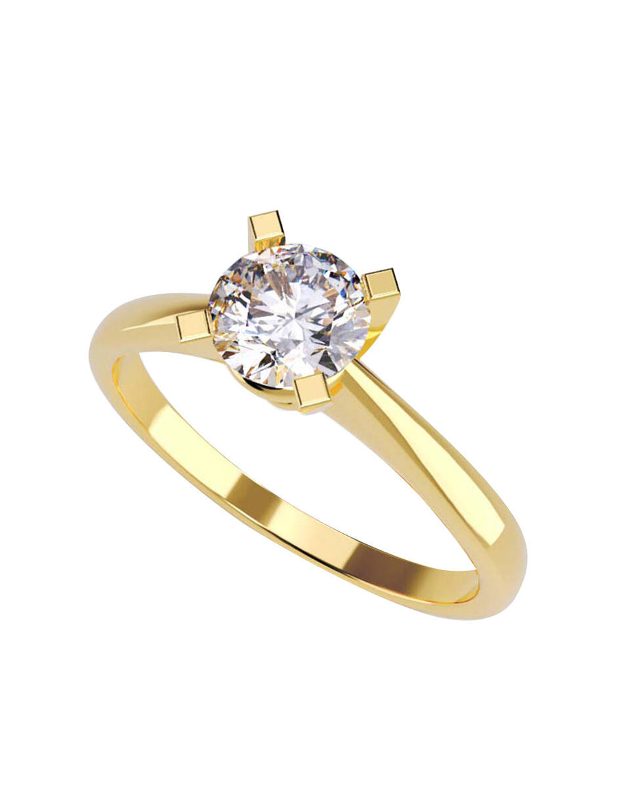 ANILLO DE ORO CON CIRCONIA