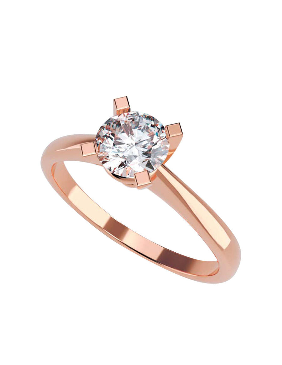 ANILLO DE ORO CON CIRCONIA