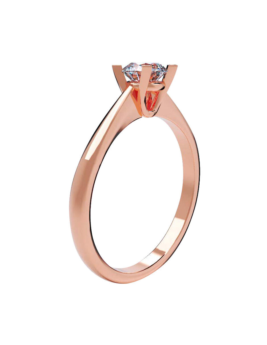 ANILLO DE ORO CON CIRCONIA