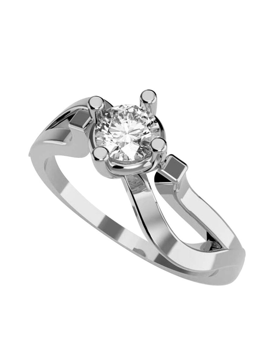 ANILLO DE ORO CON CIRCONIA