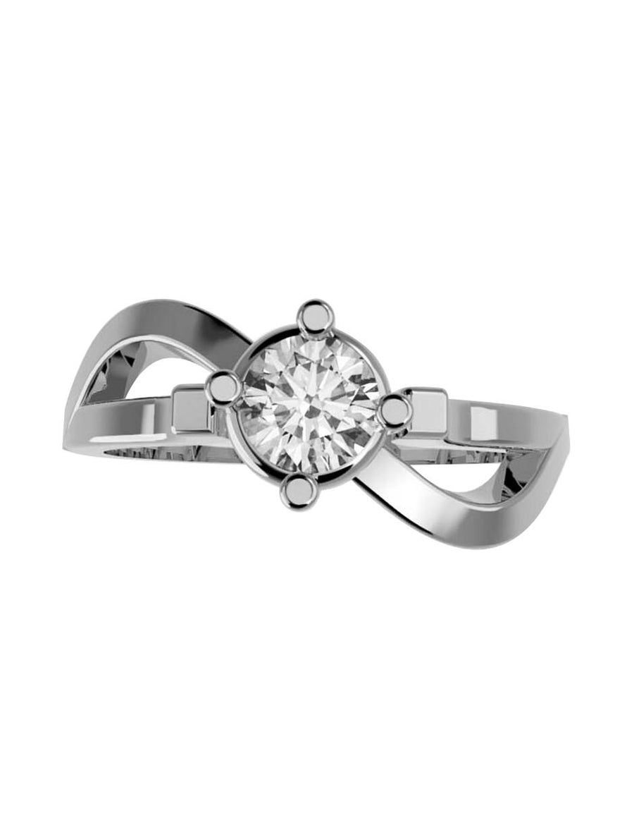 ANILLO DE ORO CON CIRCONIA