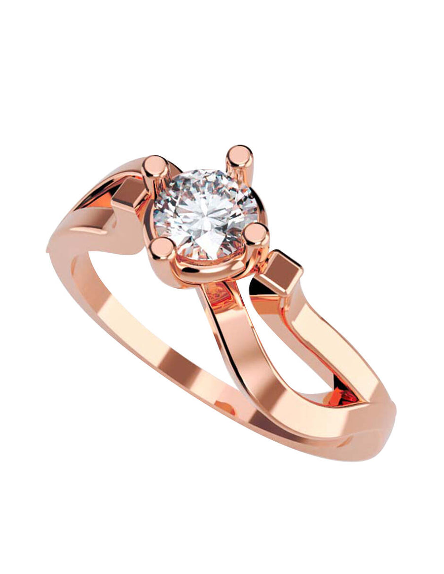 ANILLO DE ORO CON CIRCONIA