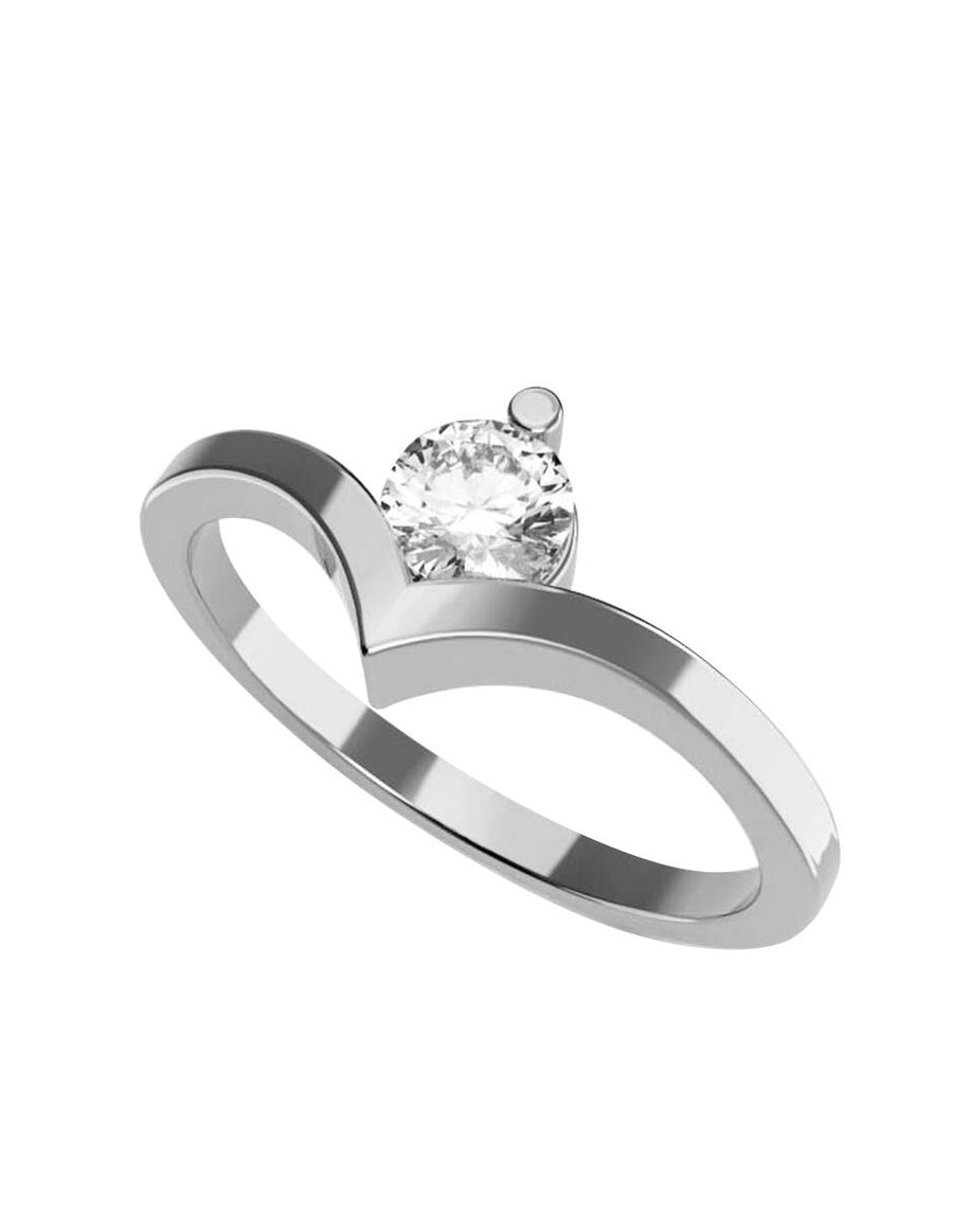 ANILLO DE ORO CON CIRCONIA