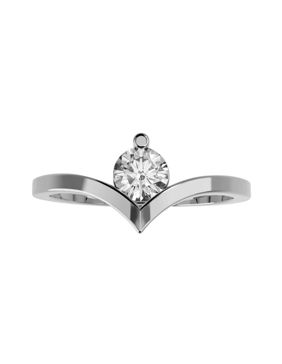 ANILLO DE ORO CON CIRCONIA