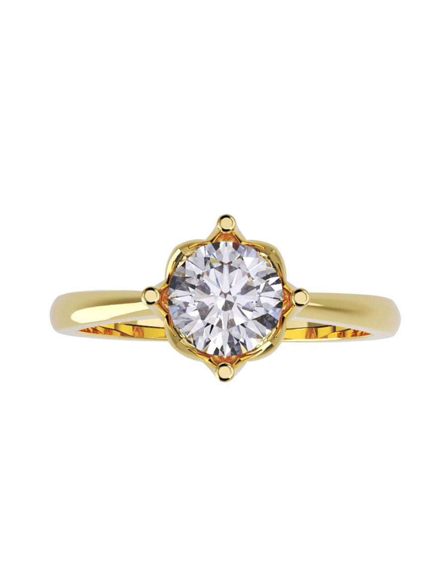 ANILLO DE ORO CON CIRCONIA