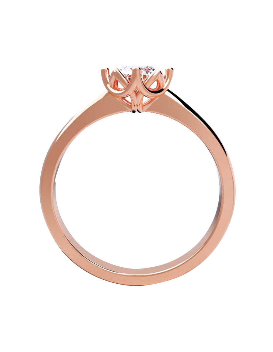 ANILLO DE ORO CON CIRCONIA