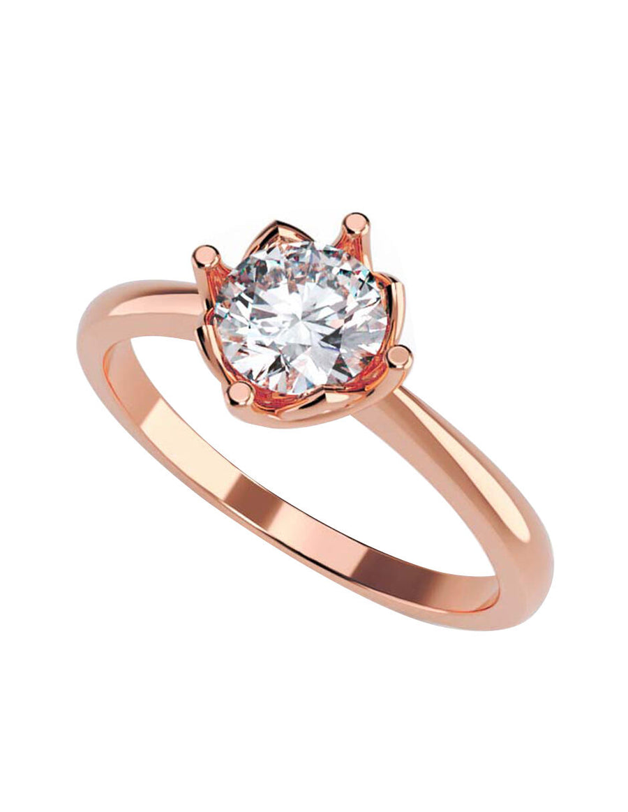 ANILLO DE ORO CON CIRCONIA