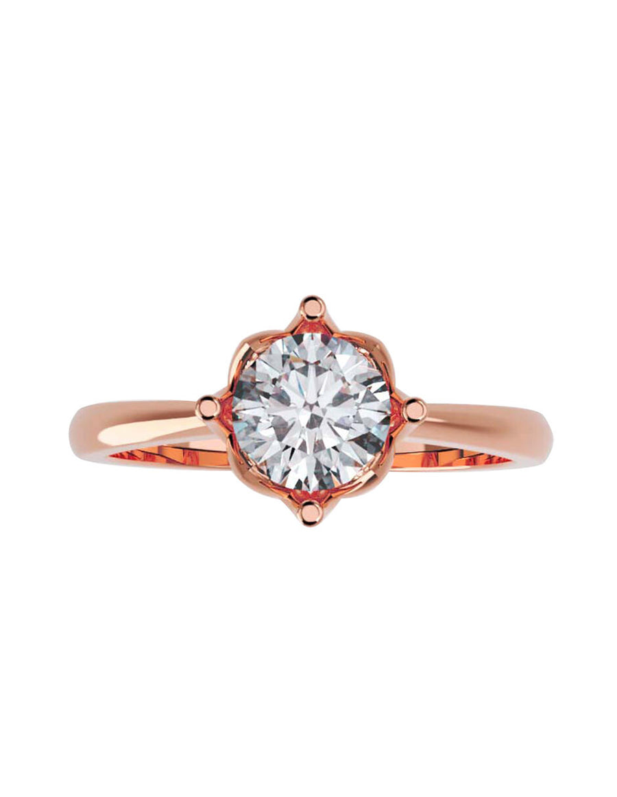 ANILLO DE ORO CON CIRCONIA