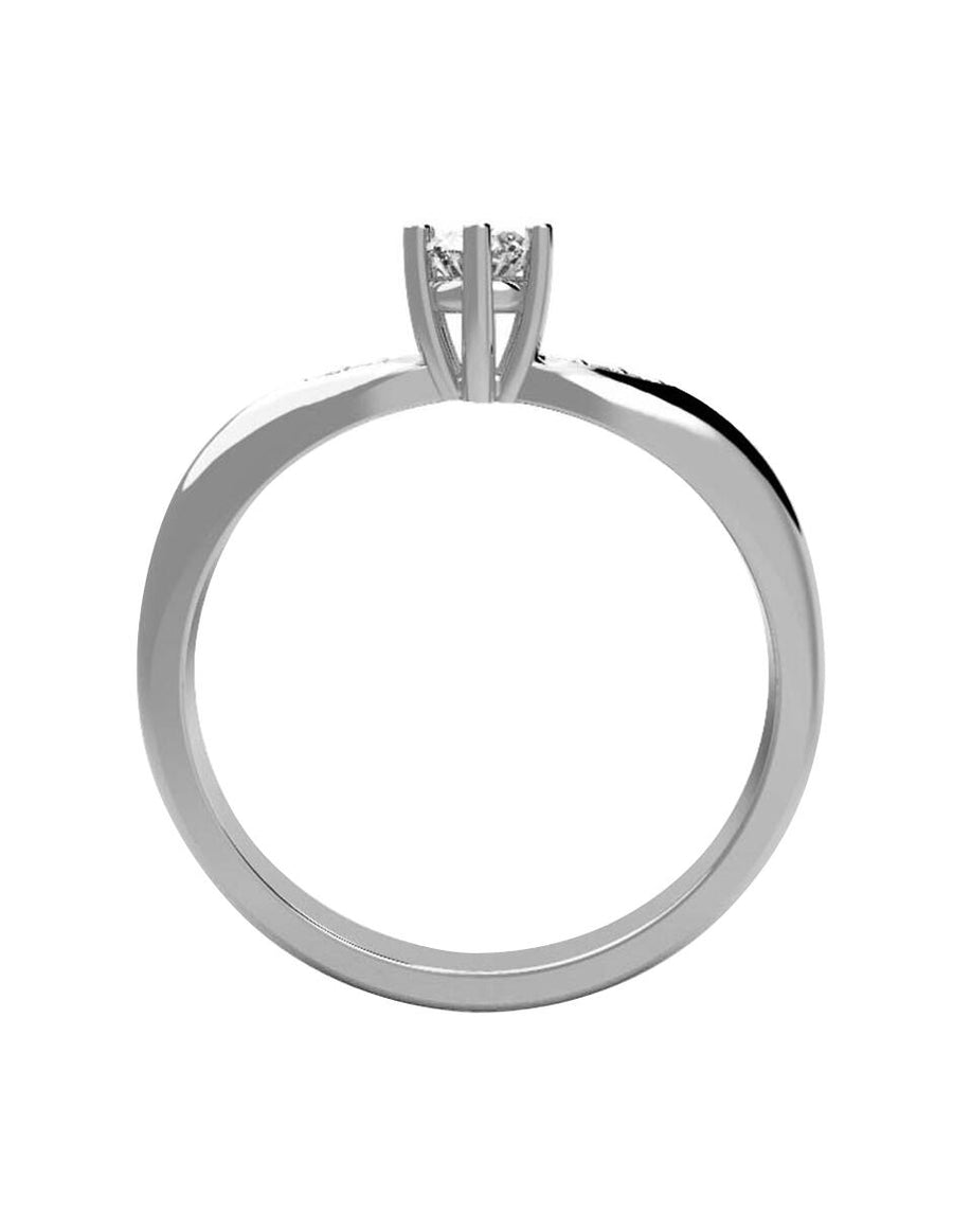 ANILLO DE ORO CON CIRCONIA
