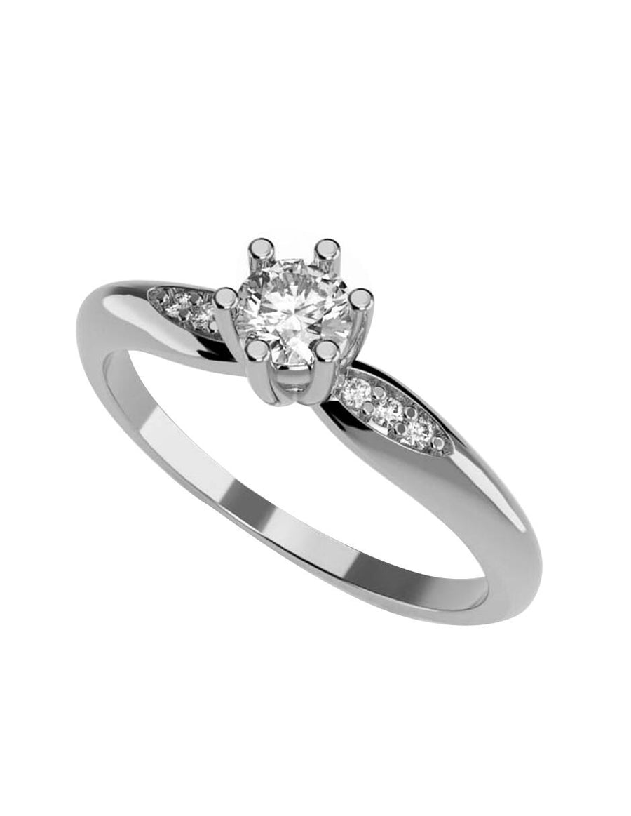 ANILLO DE ORO CON CIRCONIA