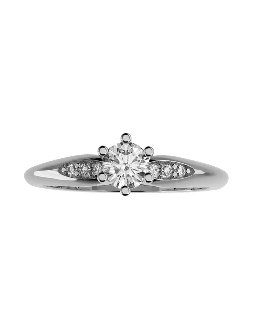 ANILLO DE ORO CON CIRCONIA