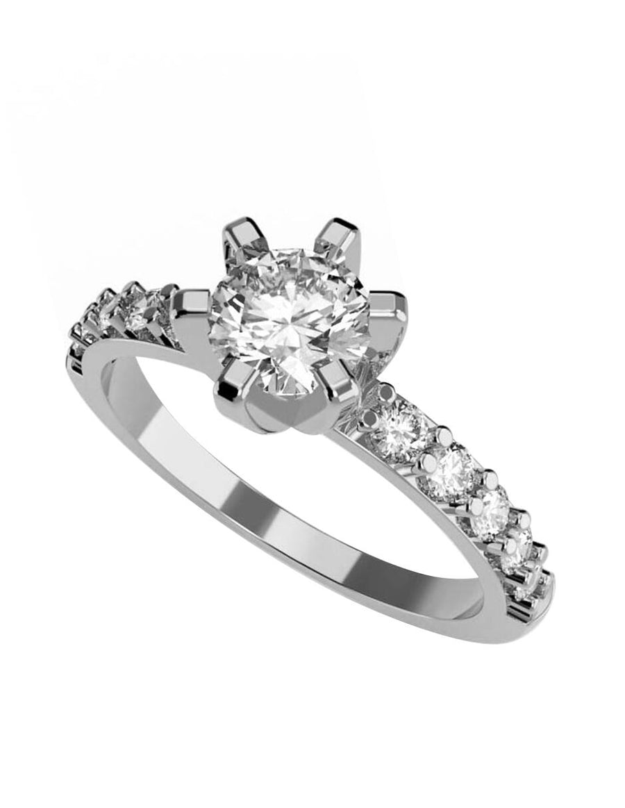 ANILLO DE ORO CON CIRCONIA