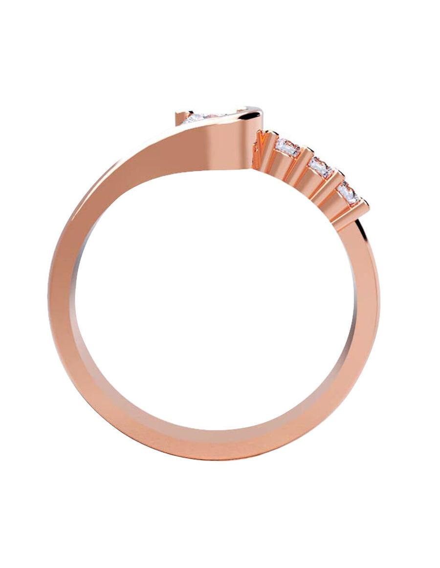 ANILLO DE ORO CON CIRCONIA