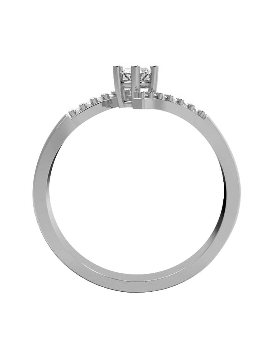 ANILLO DE ORO CON CIRCONIA