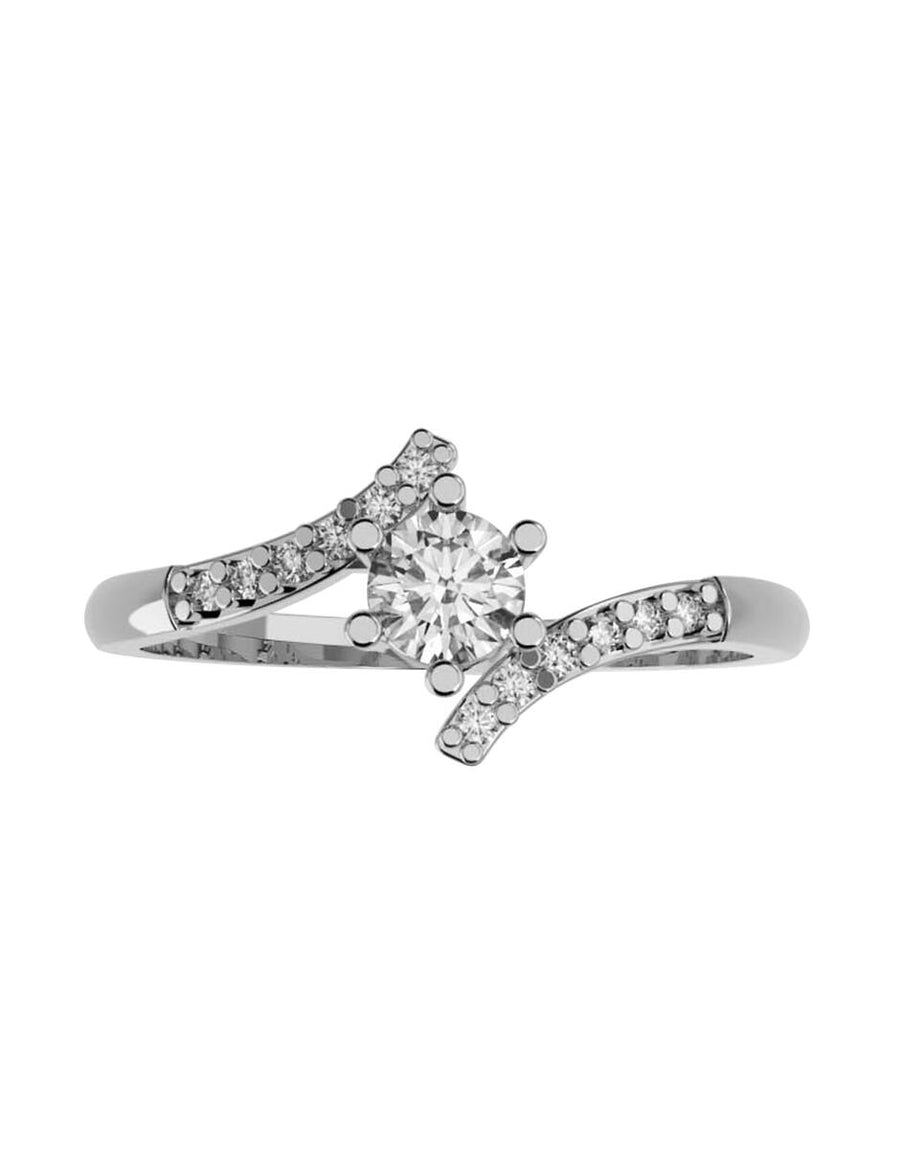 ANILLO DE ORO CON CIRCONIA