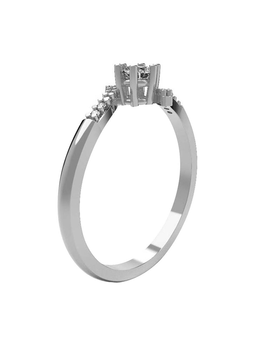 ANILLO DE ORO CON CIRCONIA