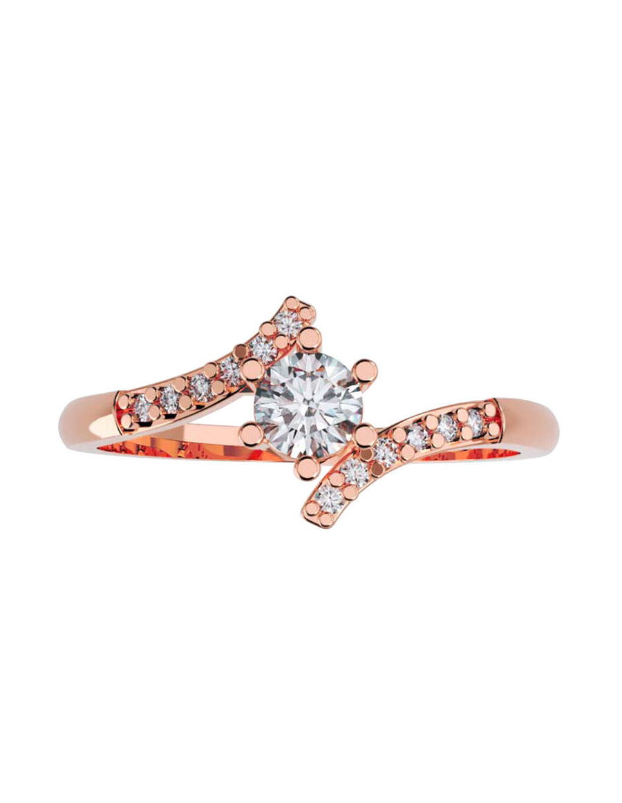 ANILLO DE ORO CON CIRCONIA