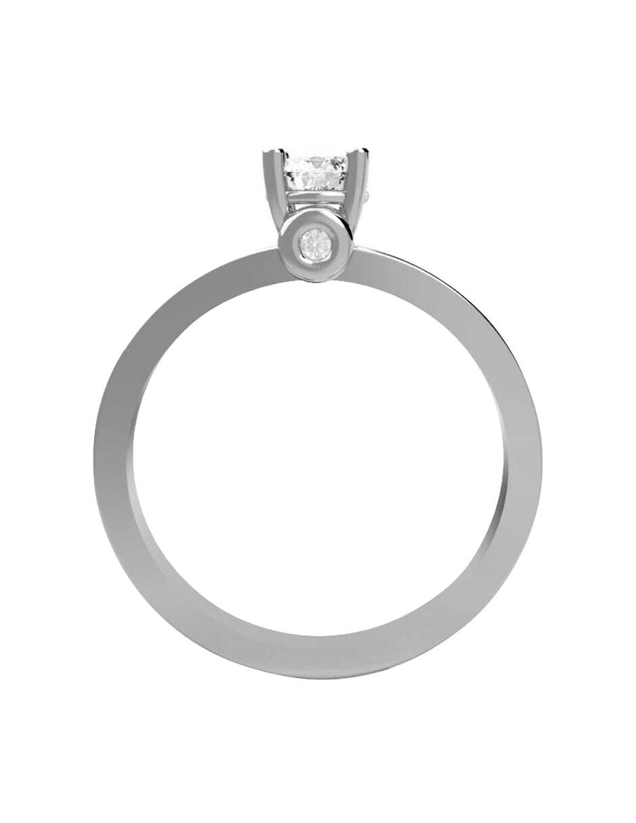ANILLO DE ORO CON CIRCONIA