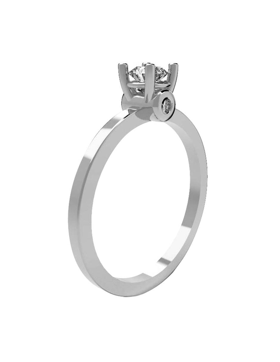 ANILLO DE ORO CON CIRCONIA