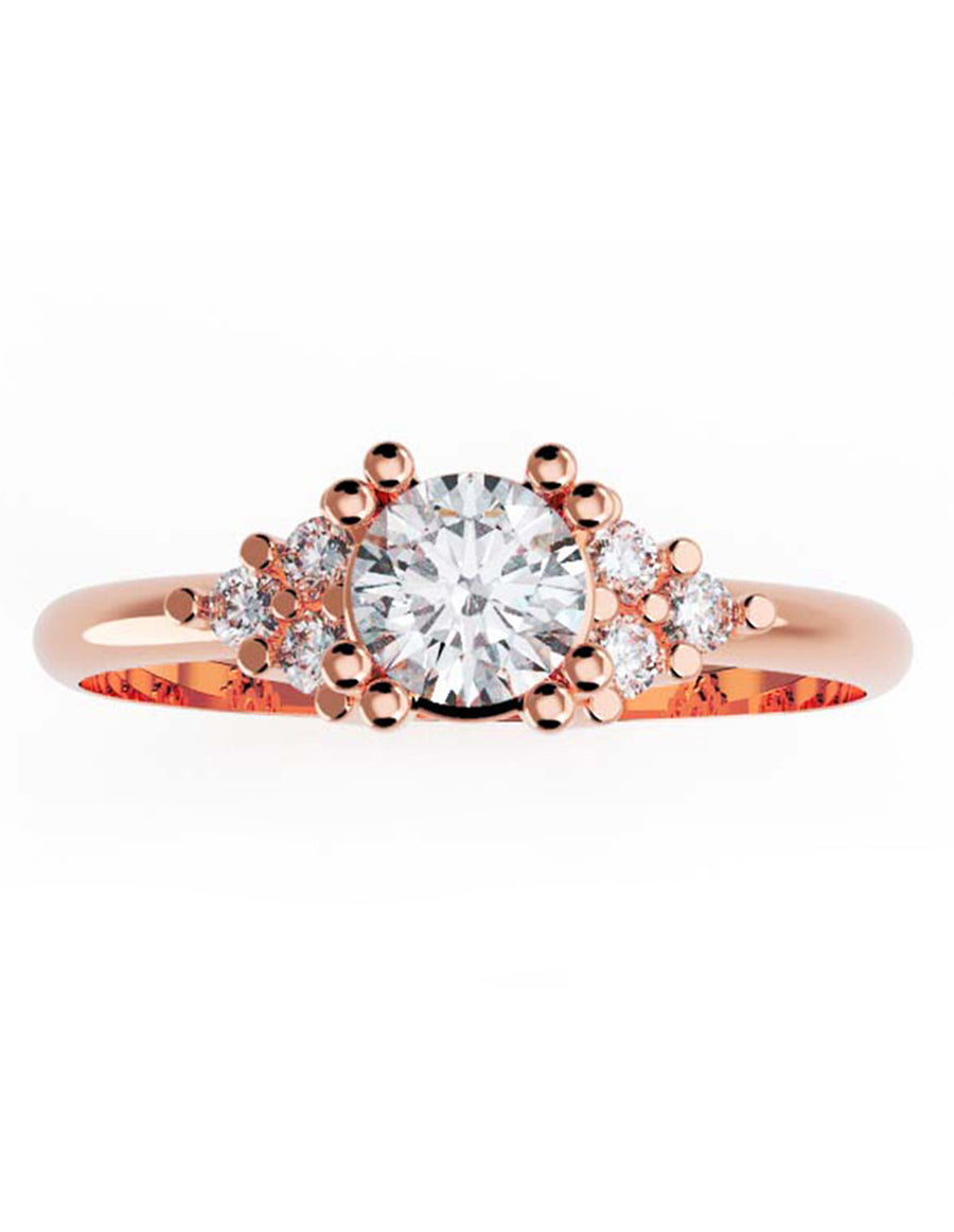 ANILLO DE ORO CON CIRCONIA