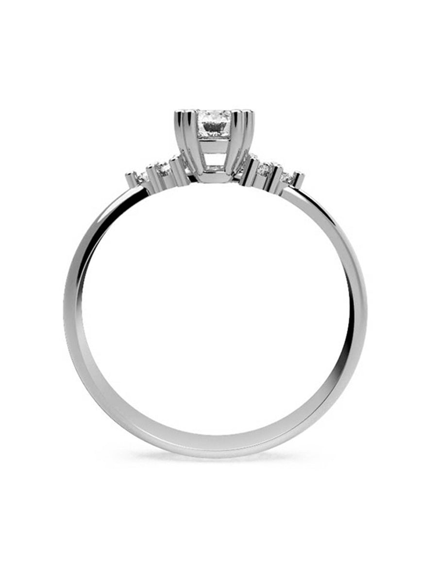 ANILLO DE ORO CON CIRCONIA