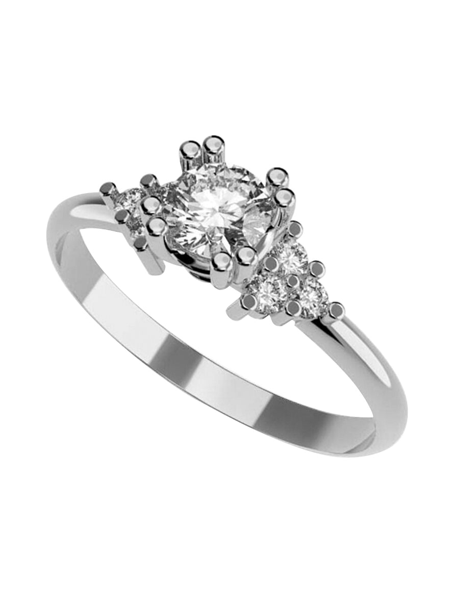 ANILLO DE ORO CON CIRCONIA