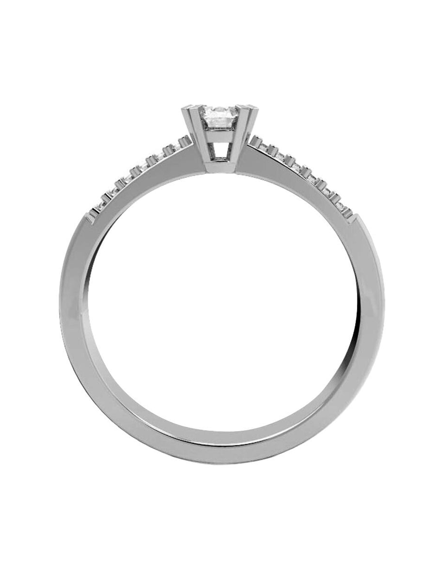 ANILLO DE ORO CON CIRCONIA