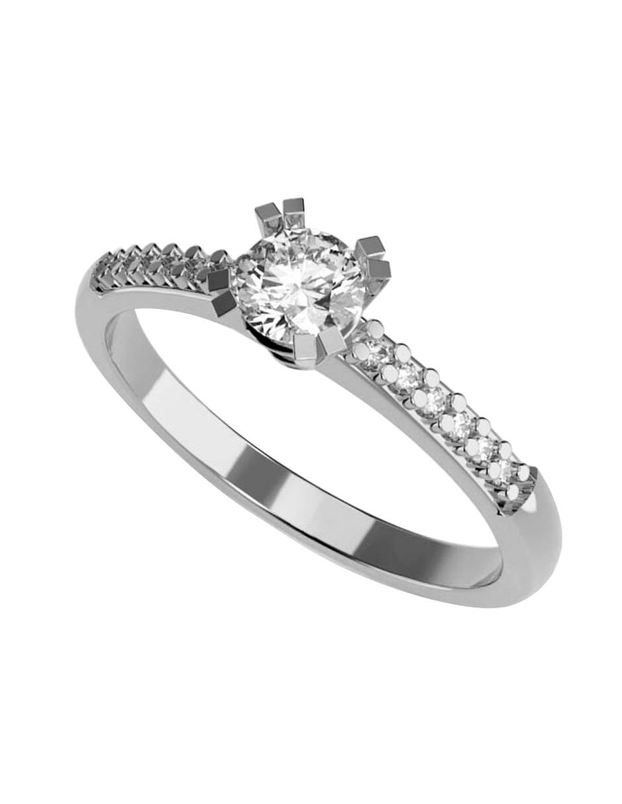 ANILLO DE ORO CON CIRCONIA
