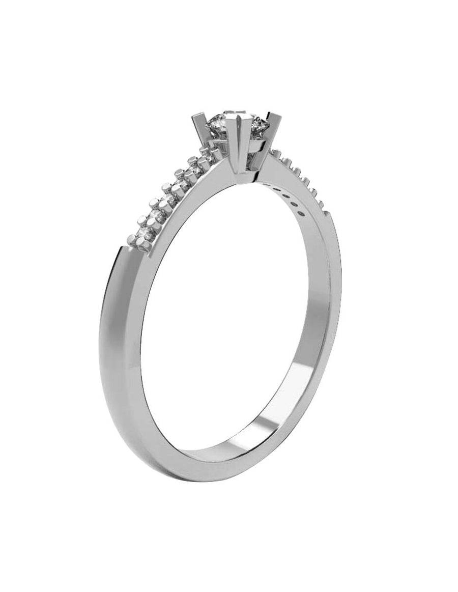 ANILLO DE ORO CON CIRCONIA