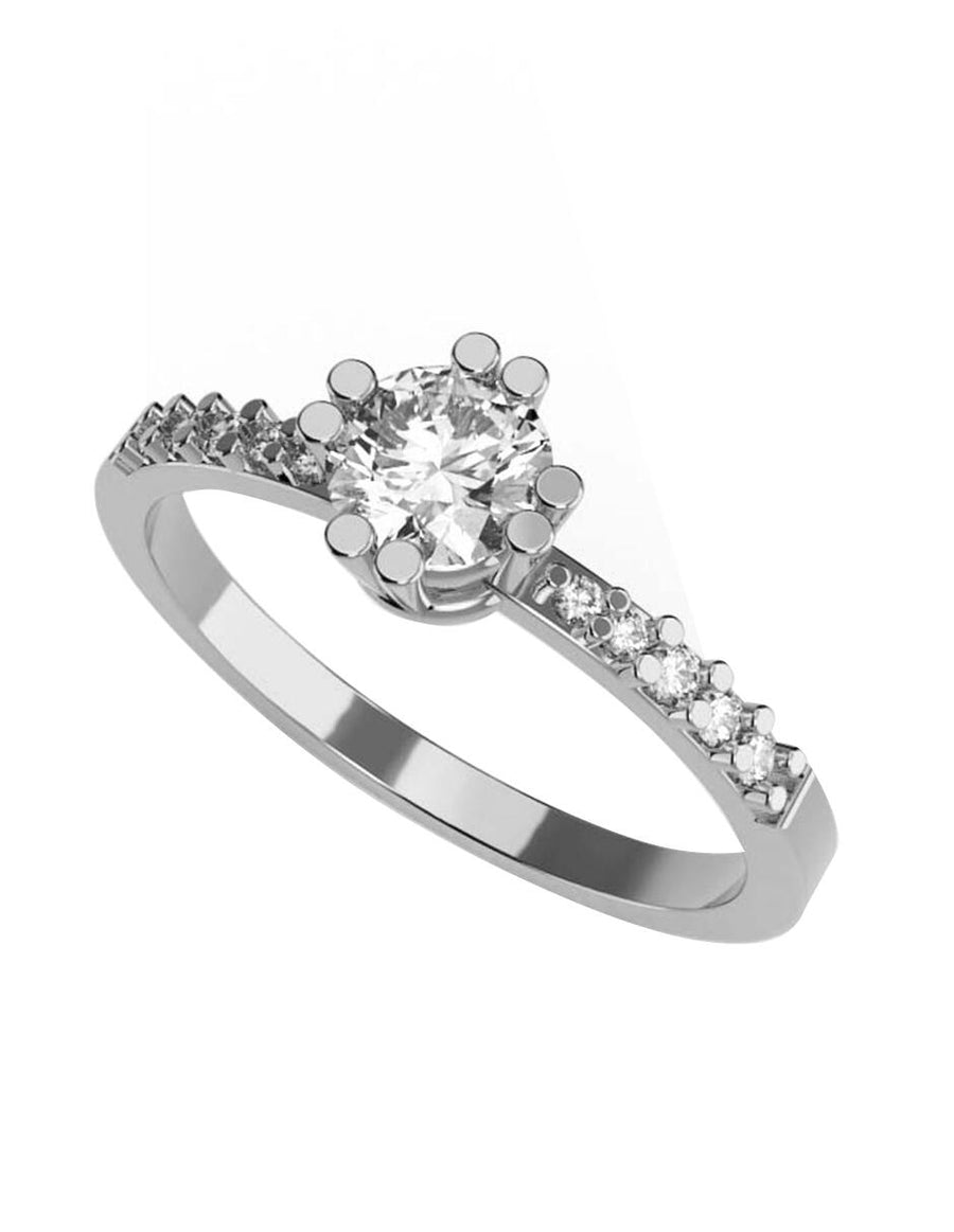 ANILLO DE ORO CON CIRCONIA