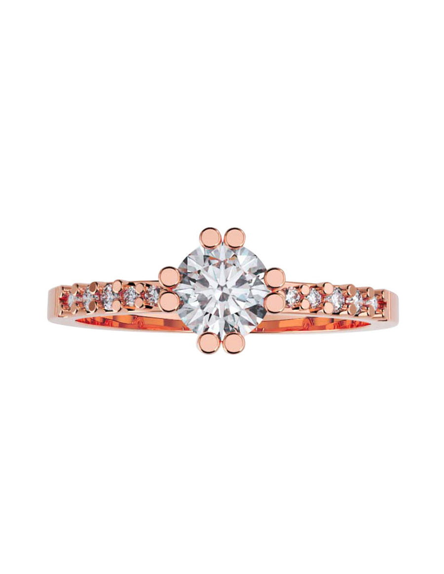 ANILLO DE ORO CON CIRCONIA