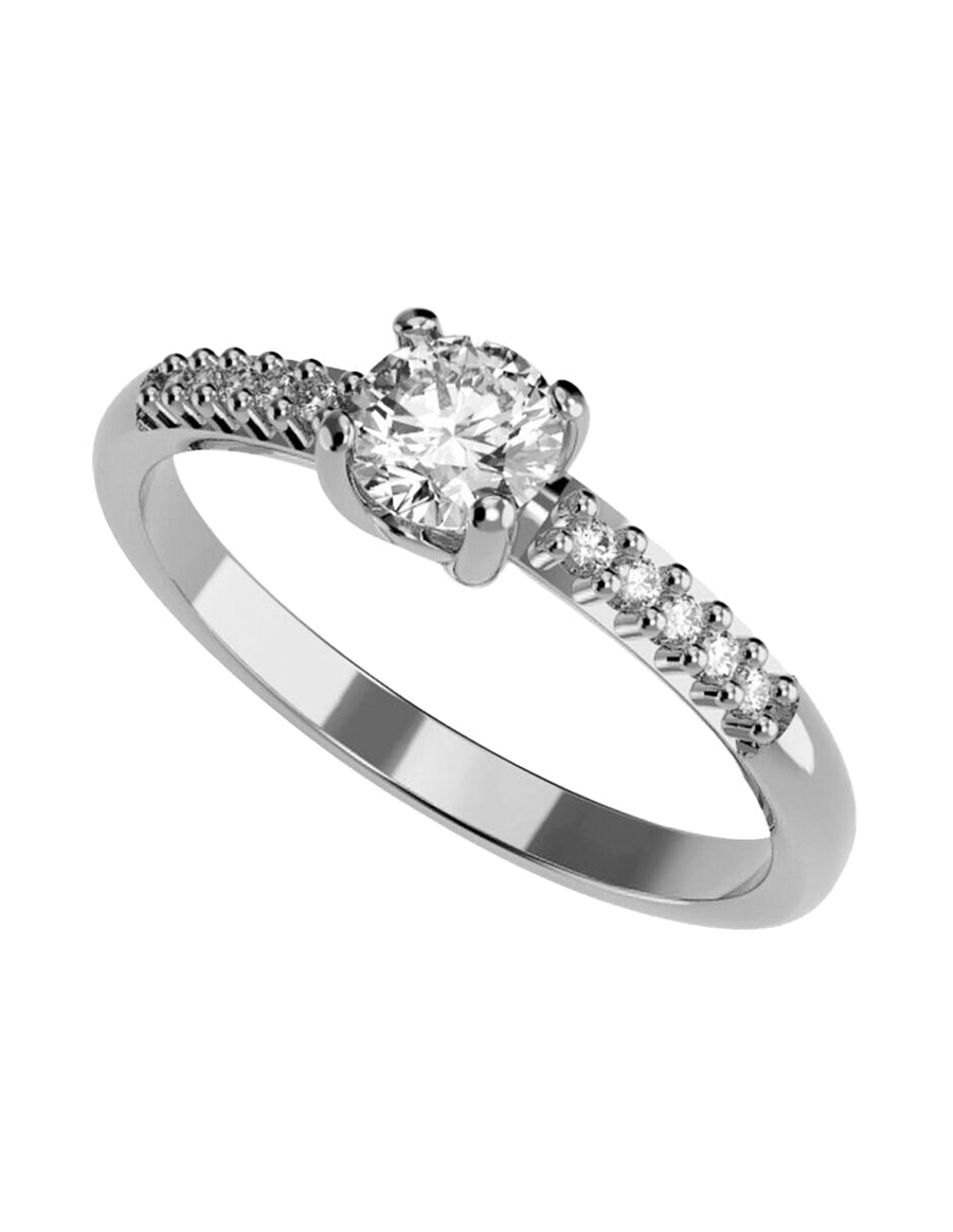 ANILLO DE ORO CON CIRCONIA