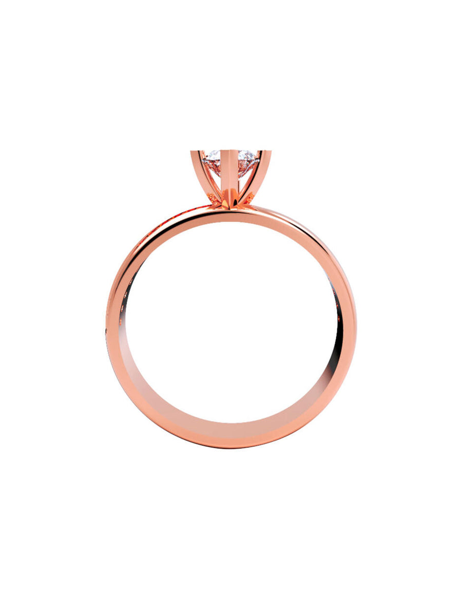 ANILLO DE ORO CON CIRCONIA