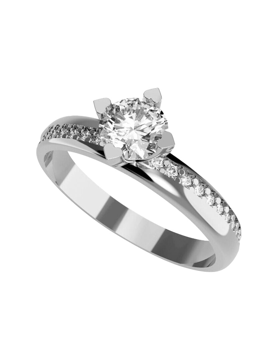 ANILLO DE ORO CON CIRCONIA