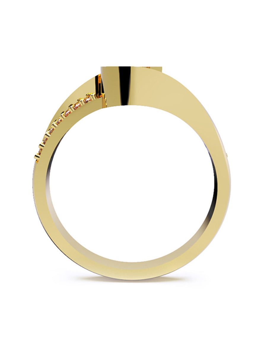 ANILLO DE ORO CON CIRCONIA
