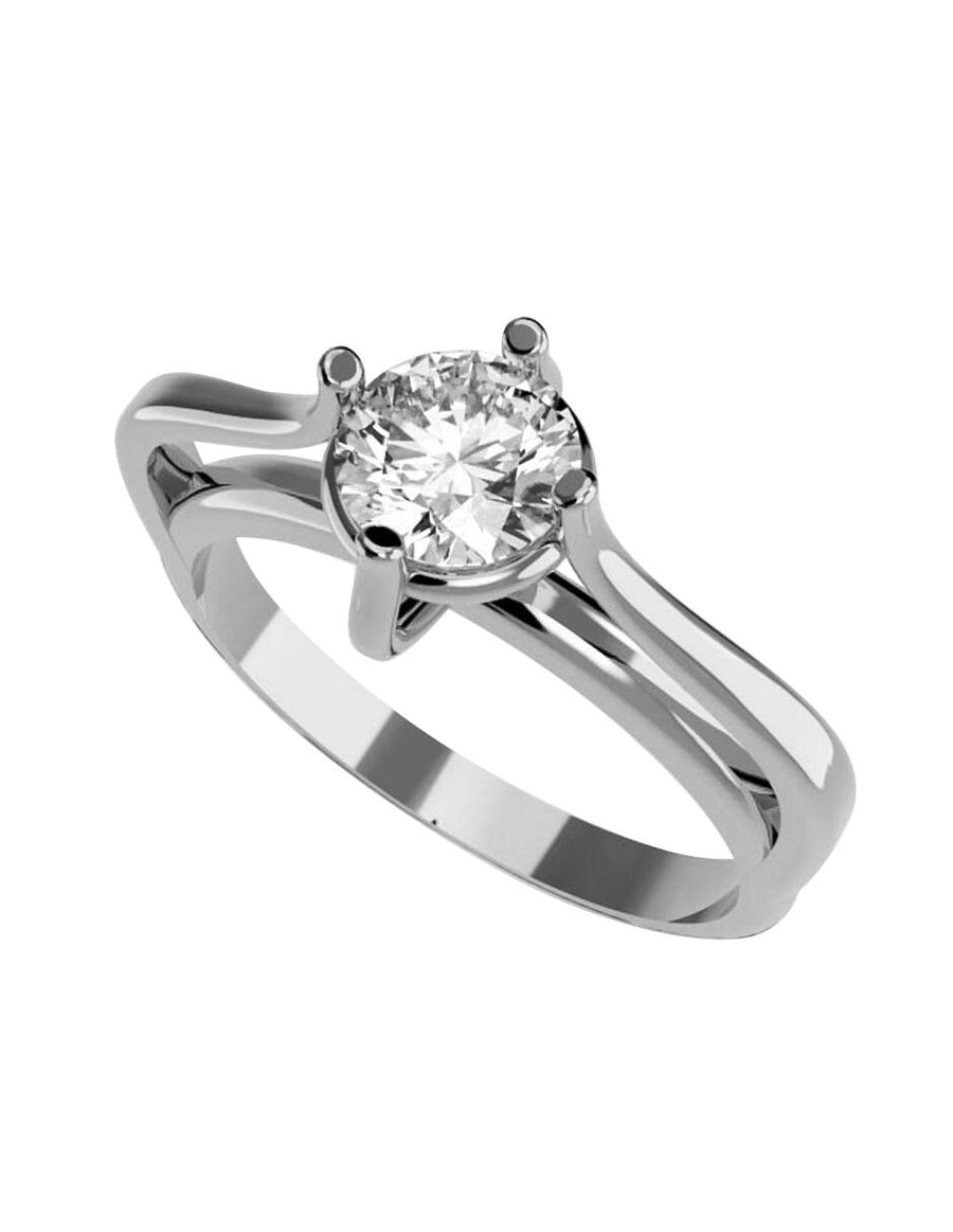 ANILLO DE ORO CON CIRCONIA