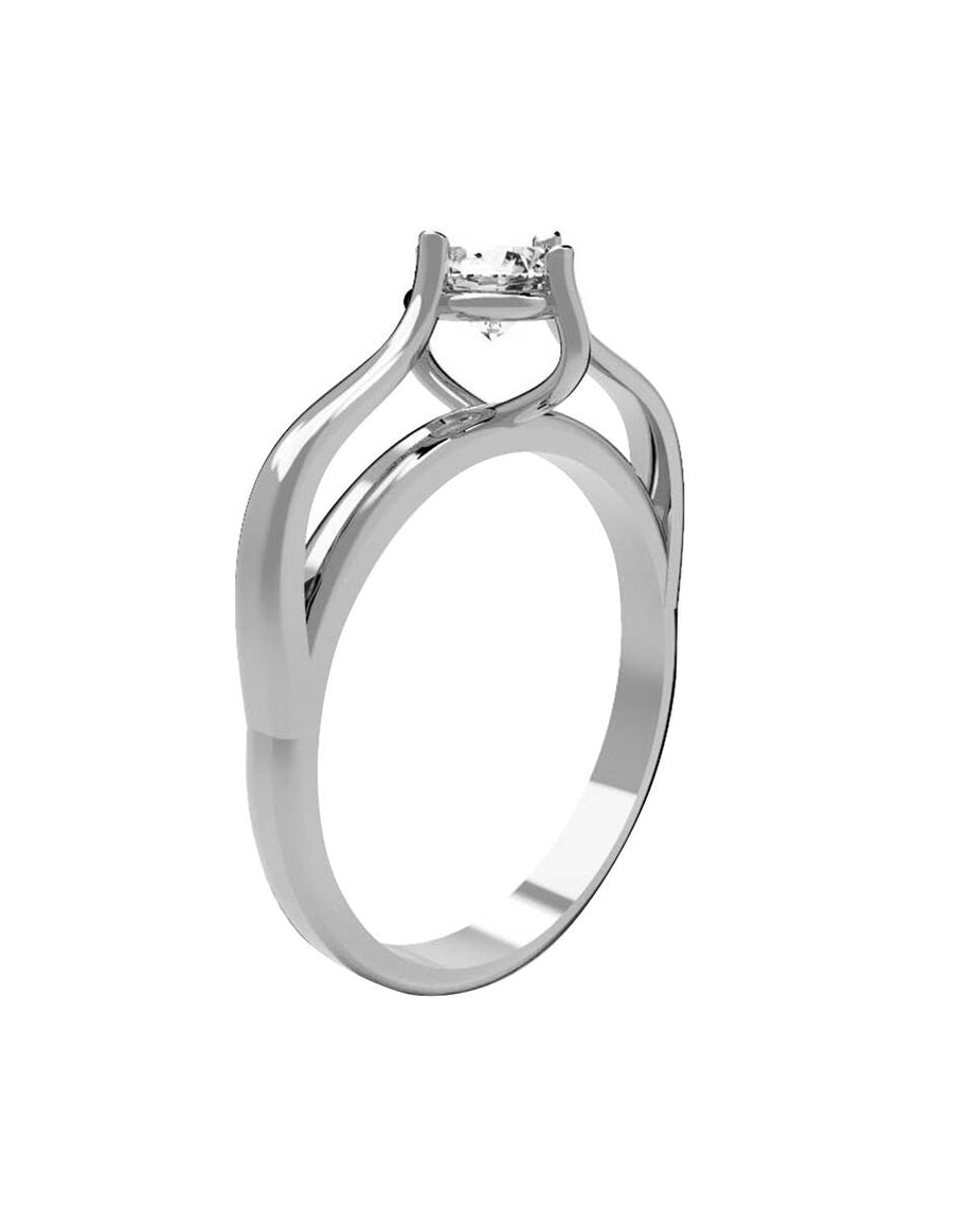 ANILLO DE ORO CON CIRCONIA