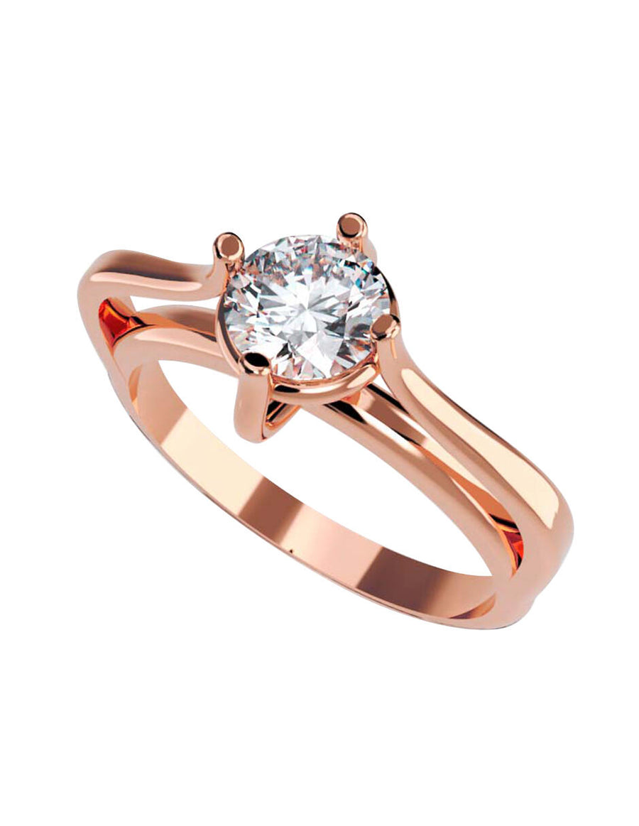 ANILLO DE ORO CON CIRCONIA