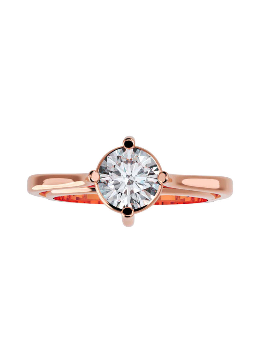 ANILLO DE ORO CON CIRCONIA