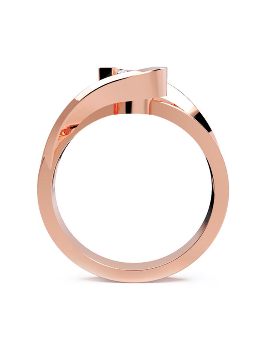 ANILLO DE ORO CON CIRCONIA