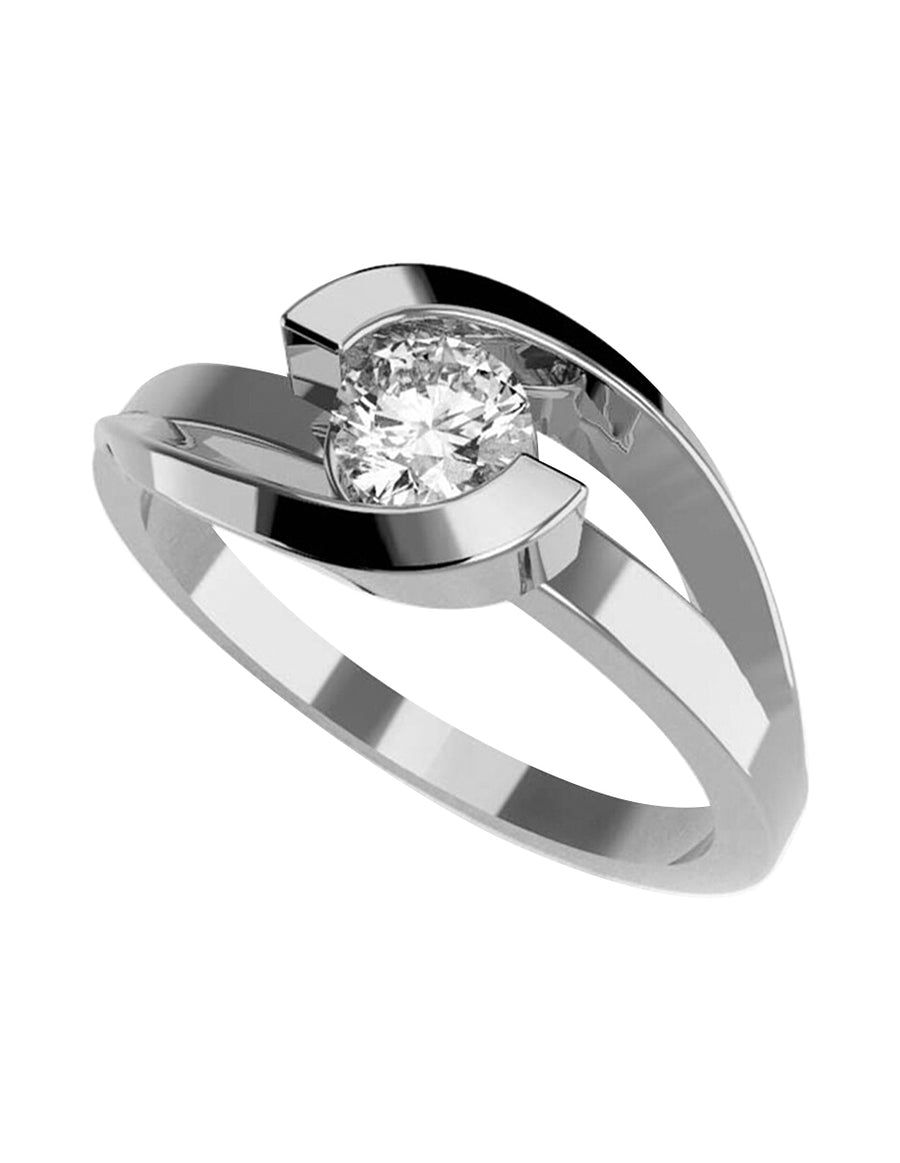 ANILLO DE ORO CON CIRCONIA