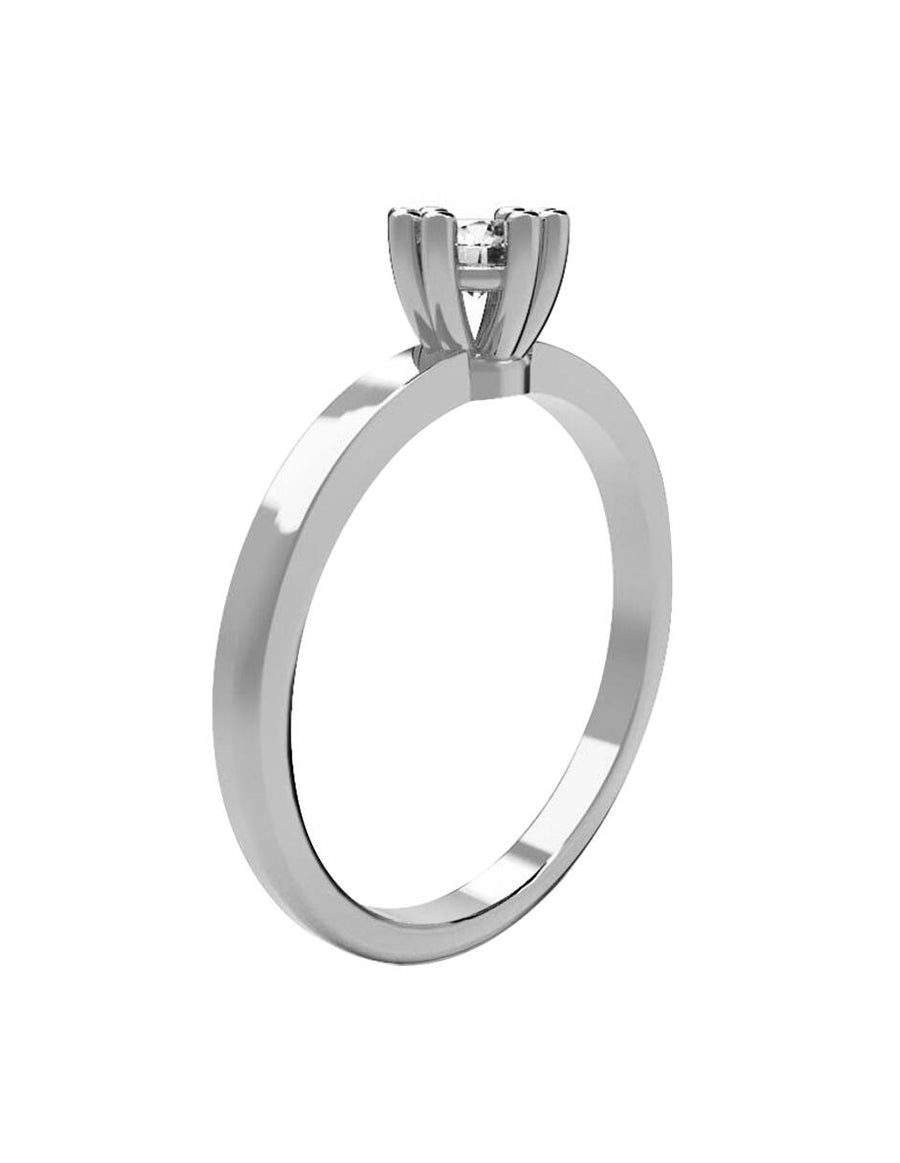 ANILLO DE ORO CON CIRCONIA