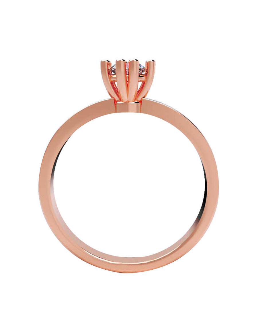 ANILLO DE ORO CON CIRCONIA