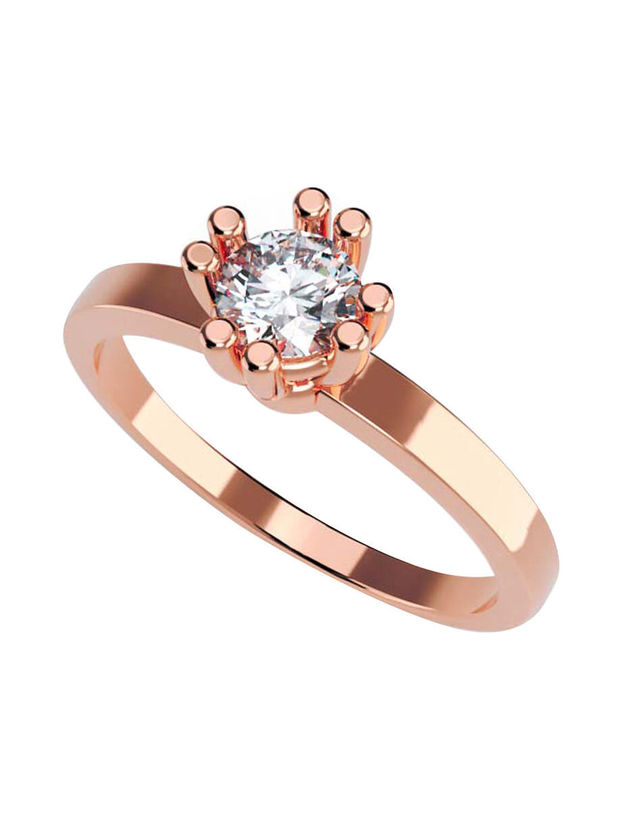 ANILLO DE ORO CON CIRCONIA