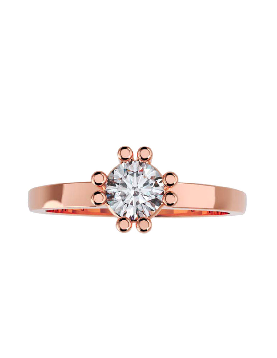 ANILLO DE ORO CON CIRCONIA