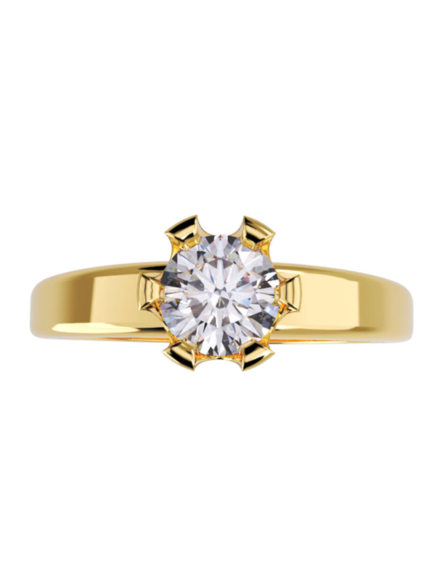 ANILLO DE ORO CON CIRCONIA