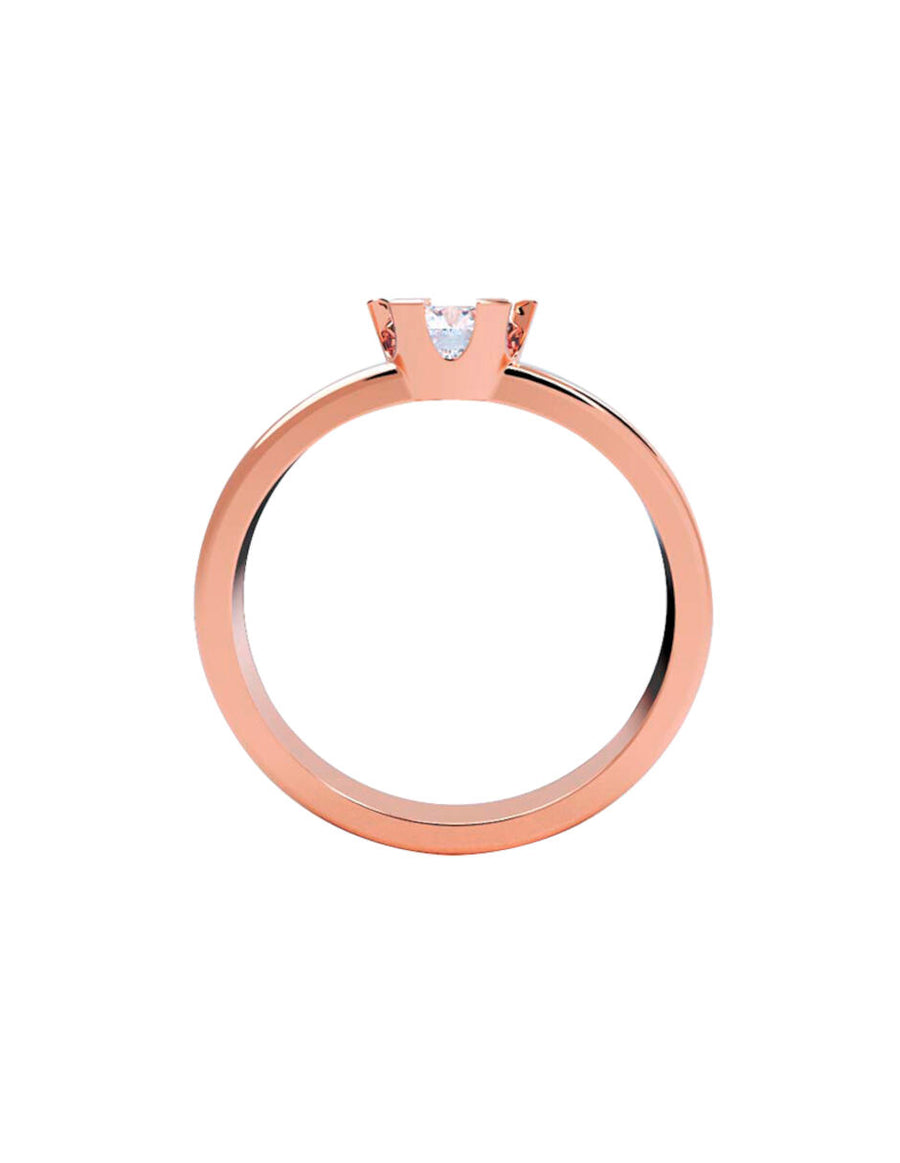 ANILLO DE ORO CON CIRCONIA
