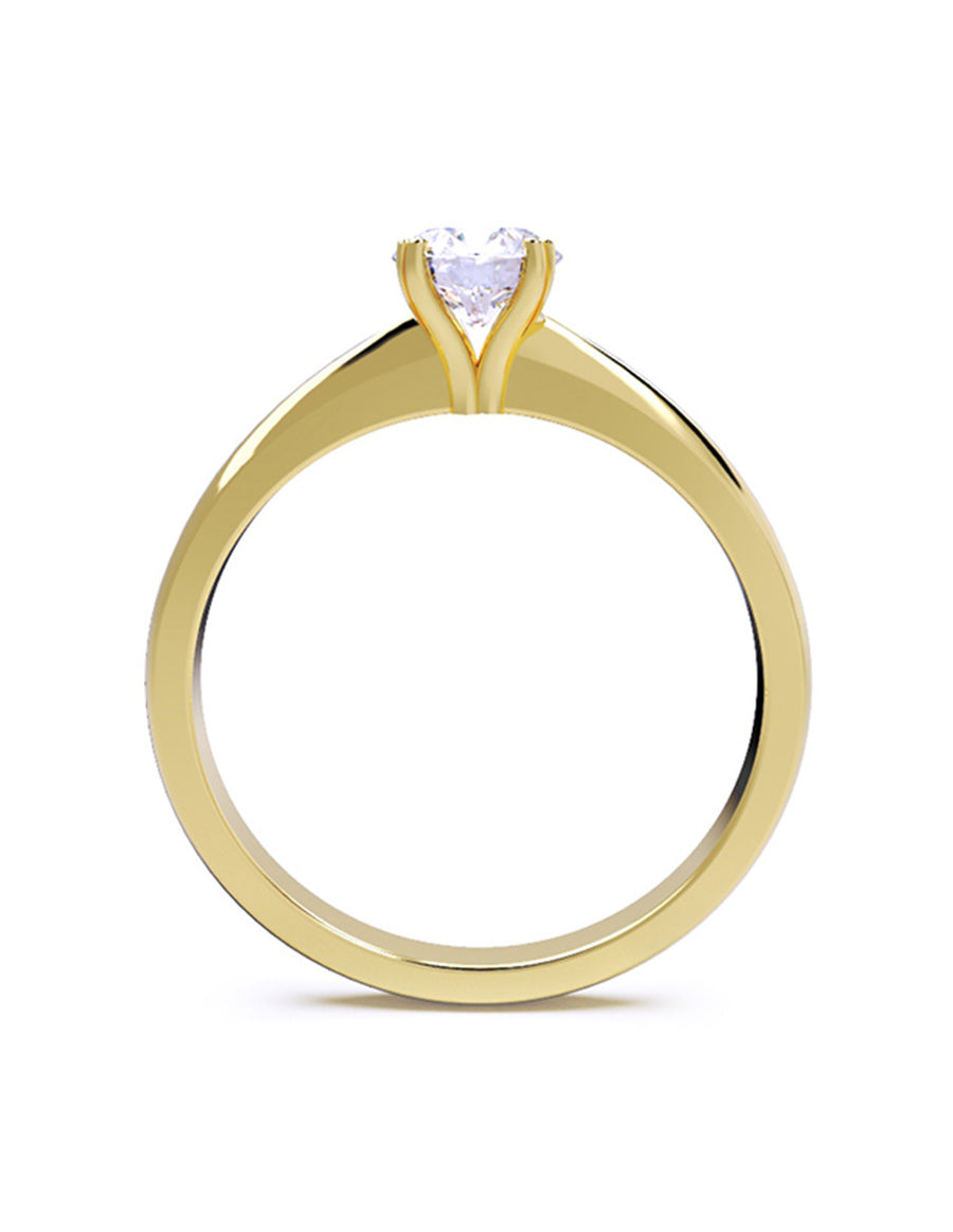 ANILLO DE ORO CON CIRCONIA